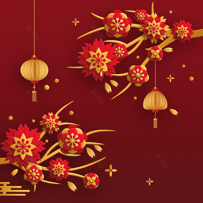 祥云图片,节日元素,春节PNG,剪纸免抠素材